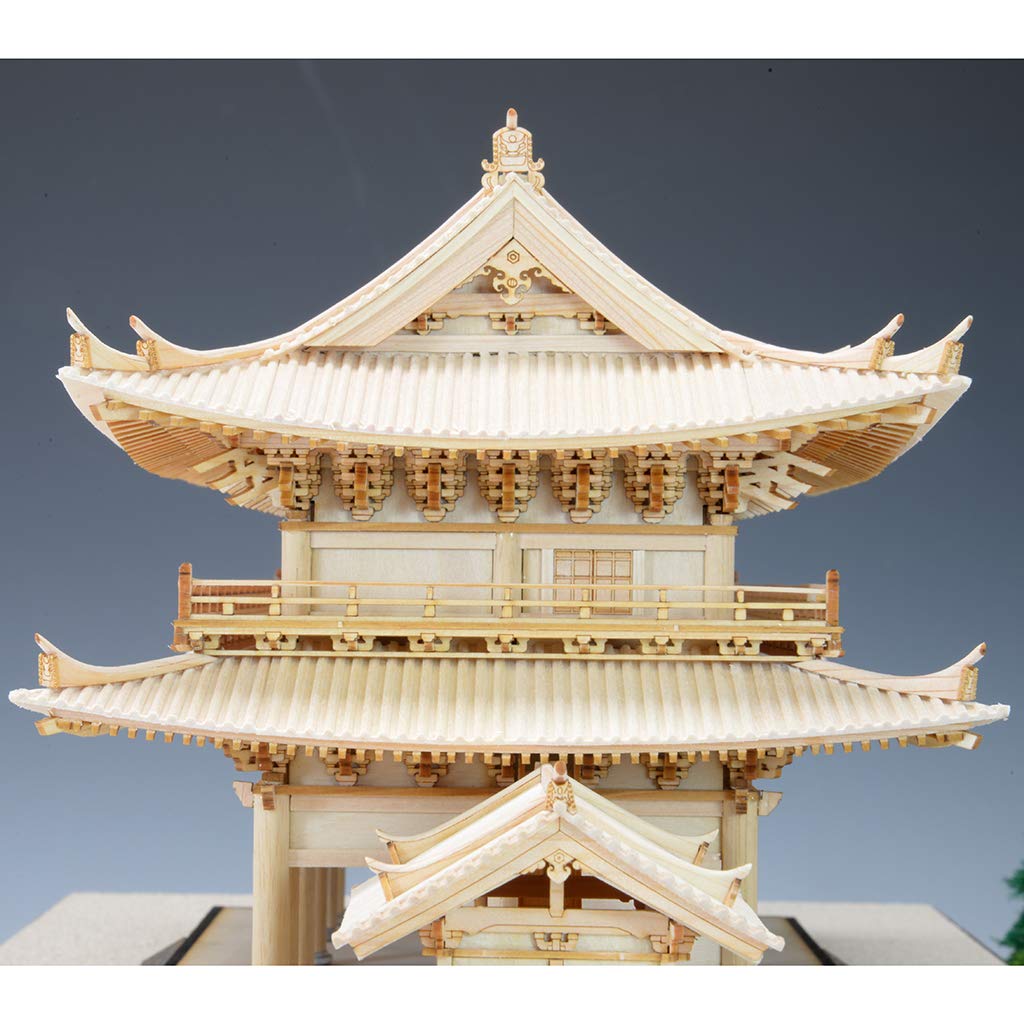 Amazon | 木製建築模型 1/150 知恩院 三門 P-061606 | プラモデル 通販